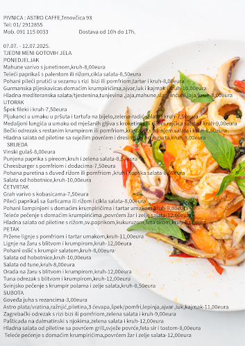 Opinii despre Astro Pivnica - Caffe în Zagreb - Gastronomija i ugostiteljstvo