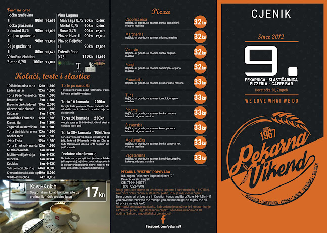 Opinii despre Pekarstvo i Ugostiteljstvo "9." (Devetka Malešnica) în Zagreb - Gastronomija i ugostiteljstvo