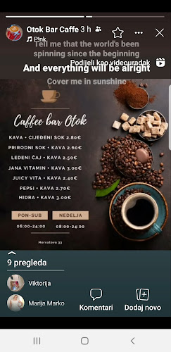 Opinii despre Caffe bar "Otok" în Zagreb - Gastronomija i ugostiteljstvo