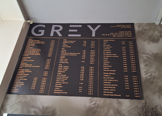 Grey Caffe bar