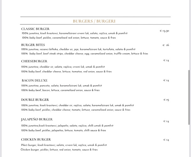 BITES Restaurant - Gastronomija i ugostiteljstvo