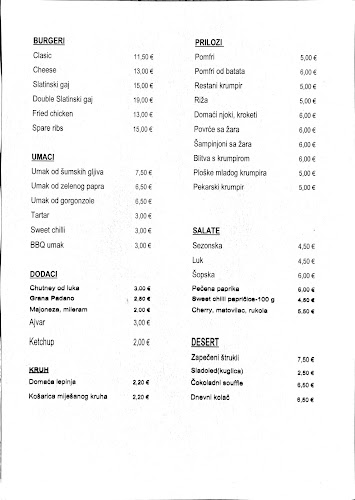 Grill & Steak House Slatinski gaj