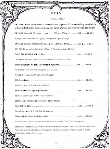 Opinii despre Grota în Seget Donji - Gastronomija i ugostiteljstvo