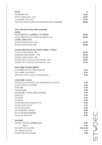 Opinii despre Konoba Studec în Novi Vinodolski - Gastronomija i ugostiteljstvo