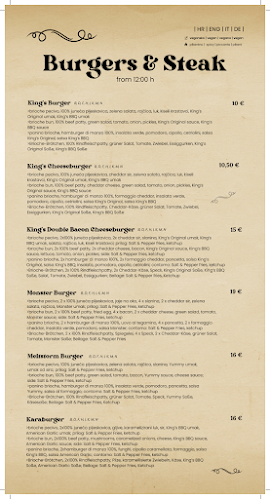 King’s Caffe food pub - Gastronomija i ugostiteljstvo
