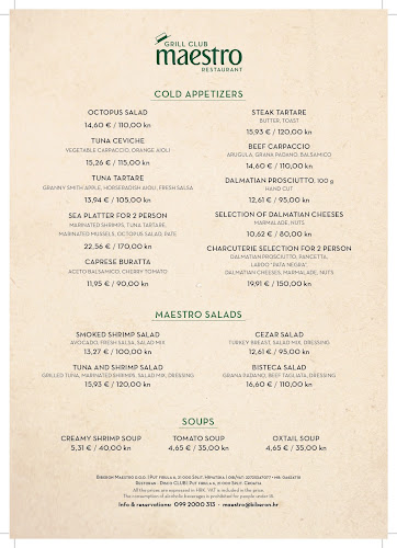 Maestro Grill Club Split - Split