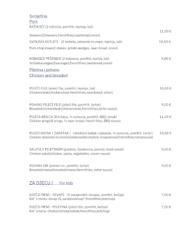 Opinii despre Ćevabdžinica Behar în Karlovac - Gastronomija i ugostiteljstvo