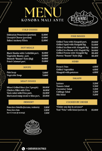 Opinii despre Konoba Mali Ante în Blace - Gastronomija i ugostiteljstvo