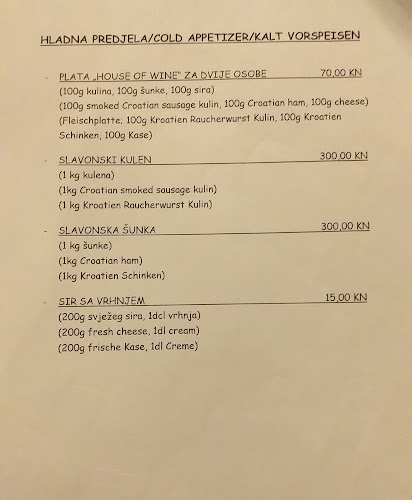 House of wine - Gastronomija i ugostiteljstvo