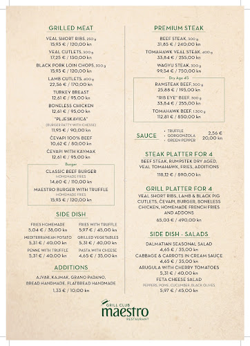 Maestro Grill Club Split