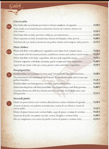 Opinii despre Restaurant Galeb în Mali Lošinj - Gastronomija i ugostiteljstvo