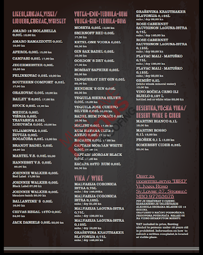 Caffe Porco Rosso - Gastronomija i ugostiteljstvo