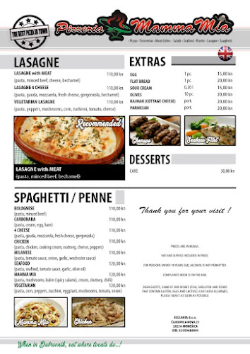 Opinii despre Pizzeria Mamma Mia în Dubrovnik - Gastronomija i ugostiteljstvo