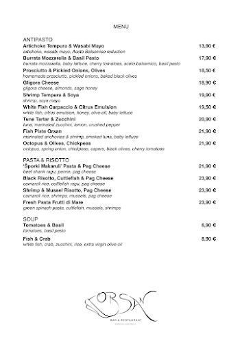 Comentarii opinii despre BAR & RESTAURANT ORSAN