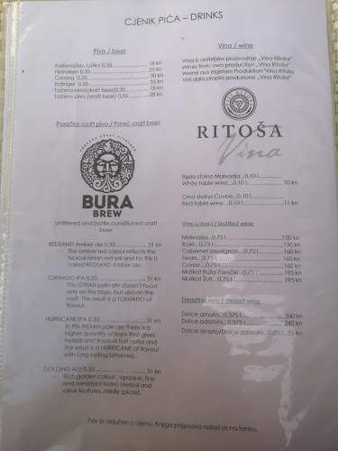 Opinii despre L'insolito în Poreč - Gastronomija i ugostiteljstvo