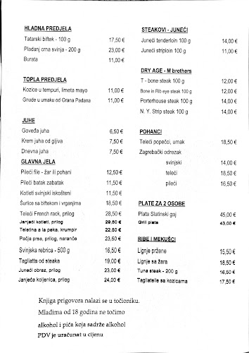 Opinii despre Grill & Steak House Slatinski gaj în Stubička Slatina - Gastronomija i ugostiteljstvo