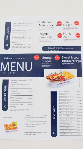 Opinii despre Delimaris Fish&Chips Biograd în Biograd na Moru - Gastronomija i ugostiteljstvo