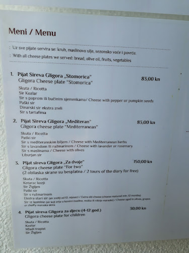 GLIGORA CHEESE BAR - Gastronomija i ugostiteljstvo