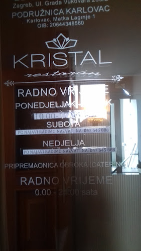 Restoran Kristal Karlovac