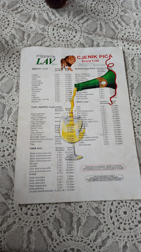 Pizzeria Lav - sala Ganjak - Gastronomija i ugostiteljstvo