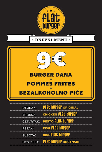 Opinii despre Flat burger în Zagreb - Gastronomija i ugostiteljstvo