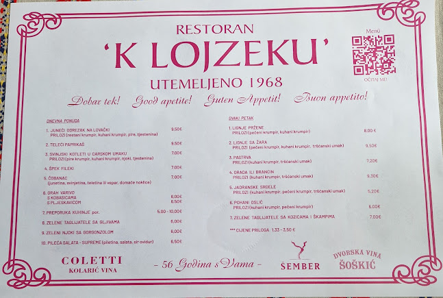 Opinii despre Restoran K Lojzeku în Jastrebarsko - Gastronomija i ugostiteljstvo