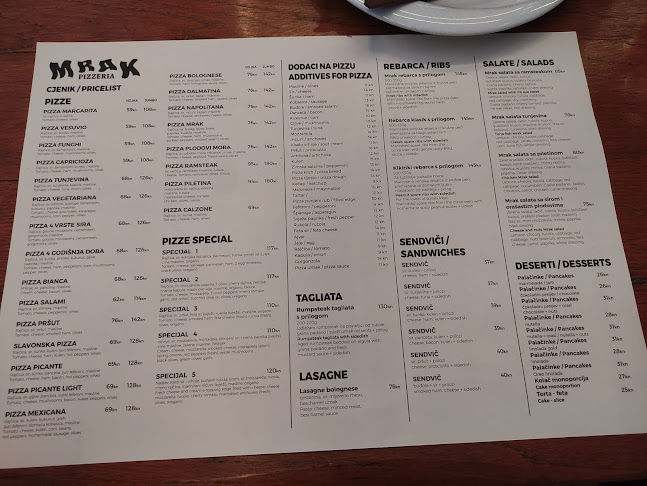 Pizzeria Mrak - Zadar