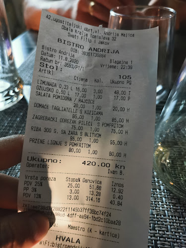Comentarii opinii despre Bistro Andrija