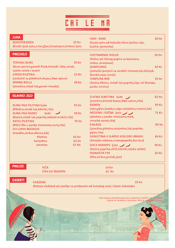 Opinii despre CHi LE MA Zagreb în Zagreb - Gastronomija i ugostiteljstvo