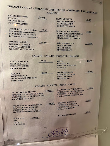 Opinii despre Restaurant & Apartments Galeb în Rabac - Gastronomija i ugostiteljstvo