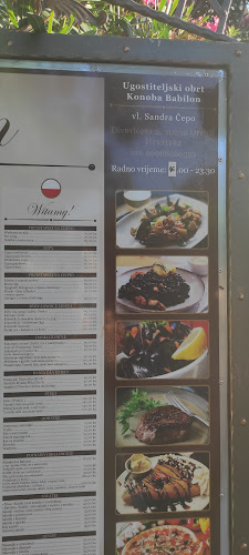 Konoba Babilon - Gastronomija i ugostiteljstvo