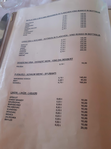 Madonna - Gastronomija i ugostiteljstvo