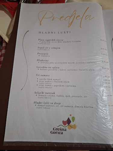 Grešna gorica seljački turizam - Gastronomija i ugostiteljstvo