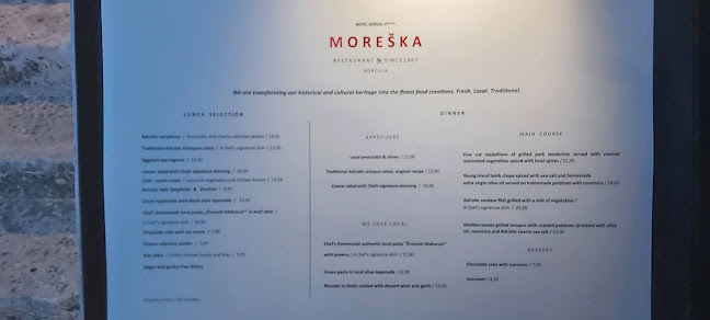 Restaurant Moreska - Korčula