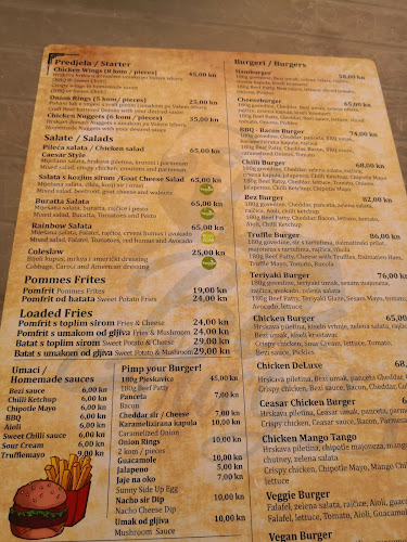 Bezburger - Gastronomija i ugostiteljstvo