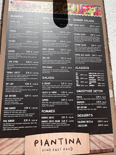 Fine fast food Piantina - Gastronomija i ugostiteljstvo