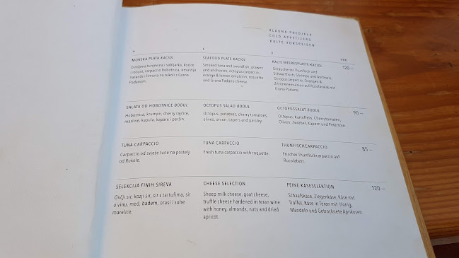 Opinii despre Konoba Kaciol în Biograd na Moru - Gastronomija i ugostiteljstvo