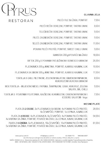 Opinii despre Restoran Pyrus în Zagreb - Gastronomija i ugostiteljstvo