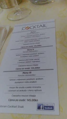 Opinii despre Restoran Cocktail în Sisak - Gastronomija i ugostiteljstvo