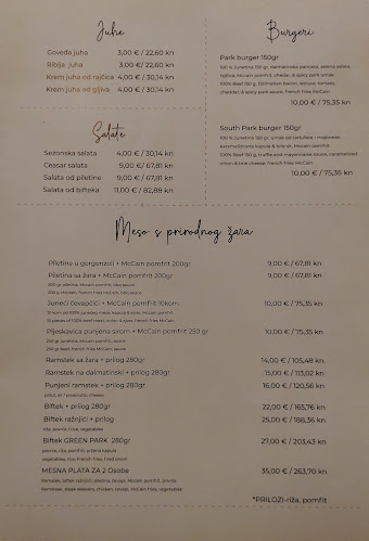 Green Park - Gastronomija i ugostiteljstvo