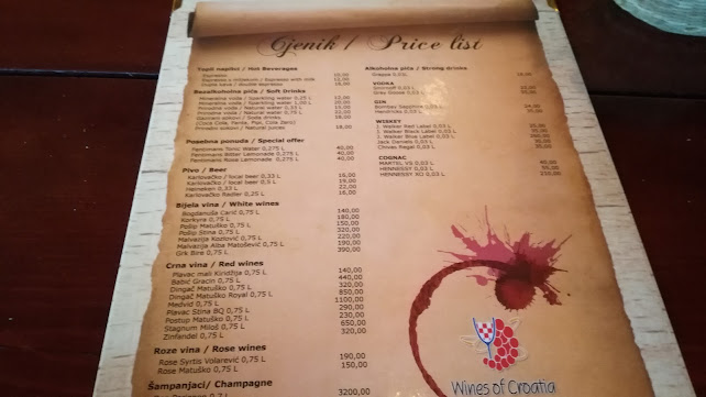 Konoba Bajso - Gastronomija i ugostiteljstvo