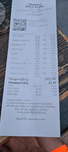 Opinii despre Rock Pork în Kaštel Novi - Gastronomija i ugostiteljstvo