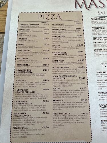 Pizzeria Maslina Zadar - Gastronomija i ugostiteljstvo