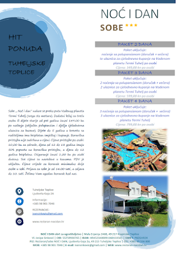 Opinii despre Noć i Dan - restoran i sobe în Tuheljske Toplice - Gastronomija i ugostiteljstvo