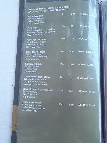 Lungo mare - Gastronomija i ugostiteljstvo