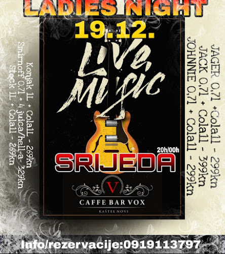 Opinii despre VOX caffe bar în Kaštel Novi - Gastronomija i ugostiteljstvo