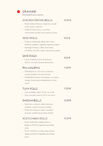 Nami Sushi Restaurant - Gastronomija i ugostiteljstvo