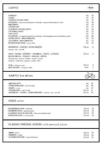 Opinii despre Bonk Coffeeshop & Bikeshop în Zagreb - Gastronomija i ugostiteljstvo