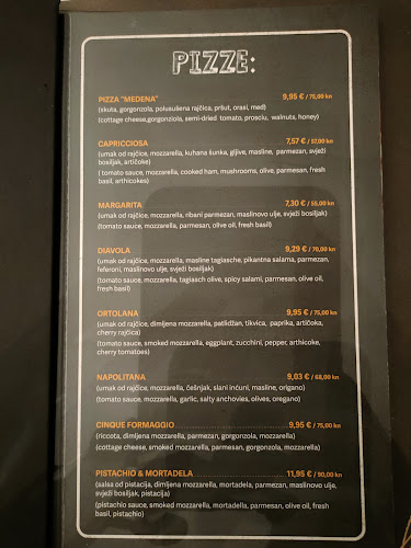 Medena Pizzeria - Gastronomija i ugostiteljstvo