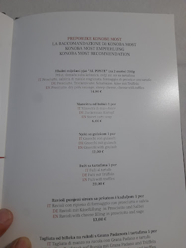 Opinii despre Konoba Most în Buzet - Gastronomija i ugostiteljstvo